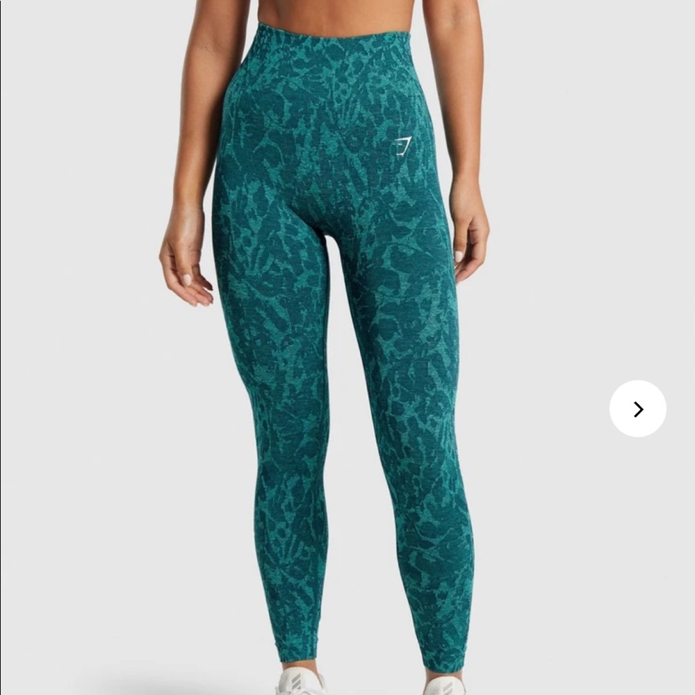 ADAPT ANIMAL SEAMLESS LEGGINGS butterfly teal
